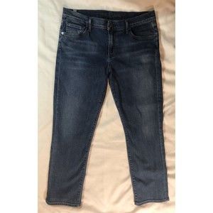 Citizens of Humanity Womens Phoebe Slim Straight Crop Size 32 Blue Jeans